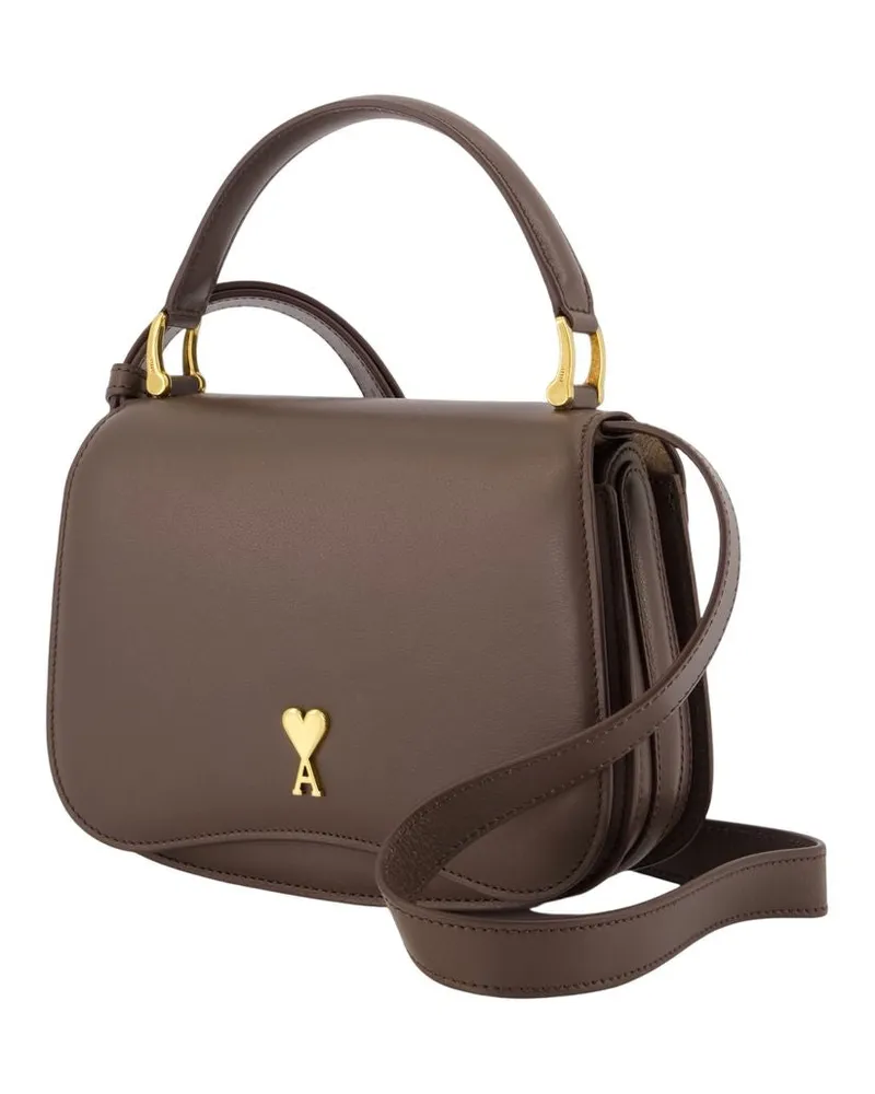 AMI Paris Shoulder Bag — Brown Brown