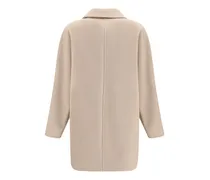 Double-Breasted Wool-Cashmere Blazer — Beige