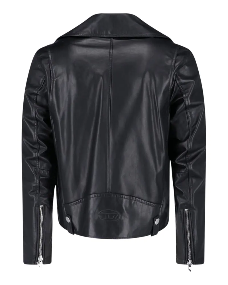 Diesel Men's Jackets Black Cowhide Black