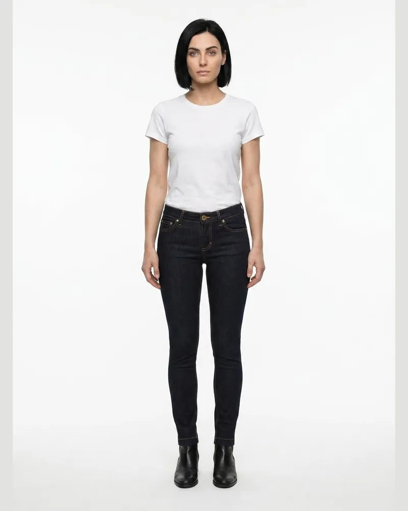 Dolce & Gabbana Cotton Skinny Jeans — Blue Blue