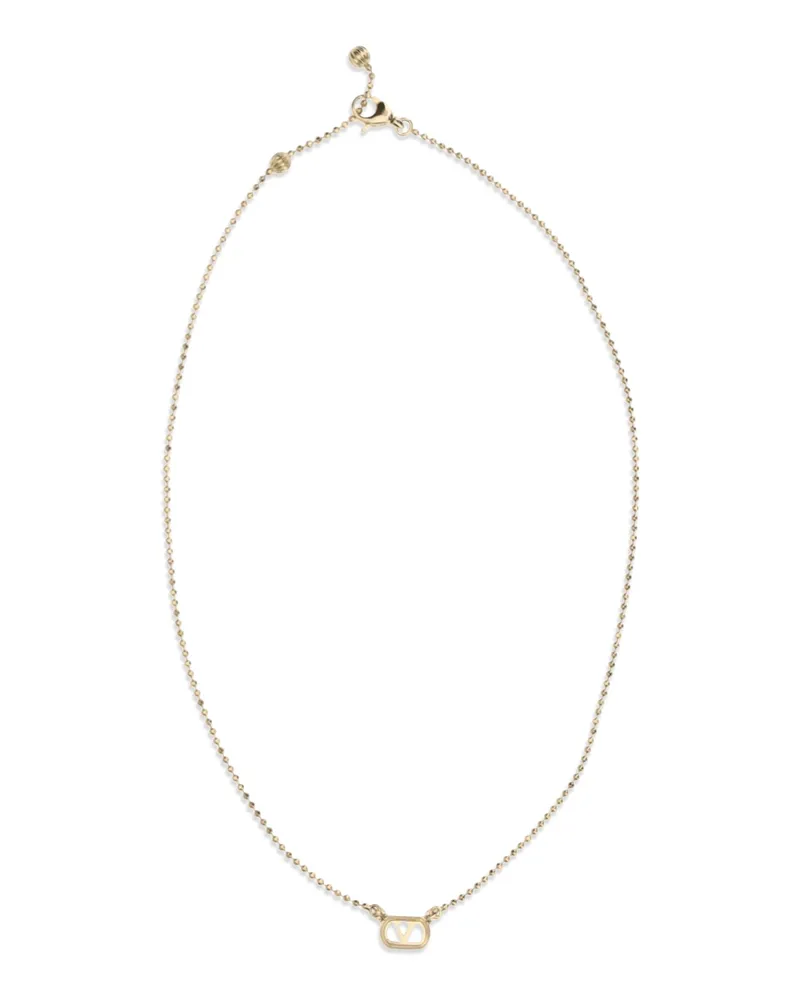 Valentino Garavani Women's Ovalette Necklace With Swarovsky® Crystals Oro-Crystal Metal Necklaces Oro/crystal Gold