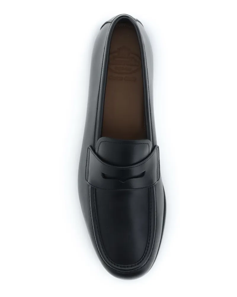 Church's Men's Loafers Rother Black Calf Leather Black