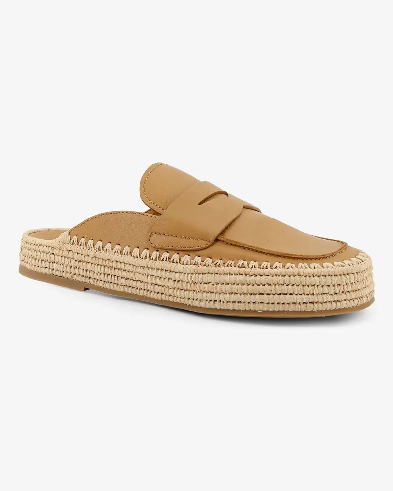 Paloma Barceló Women's Sandals Belinda Yellow Leather Beige