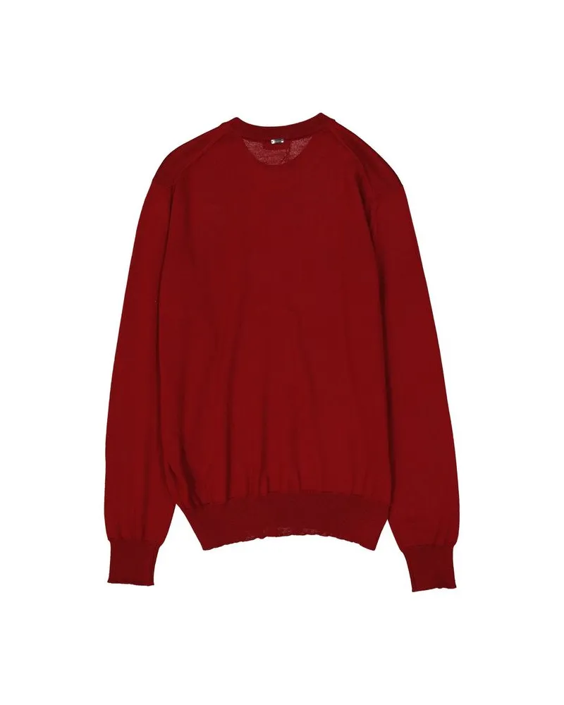 Herno Men's Multicolor Virgin Wool Sweatshirt Clothing Red