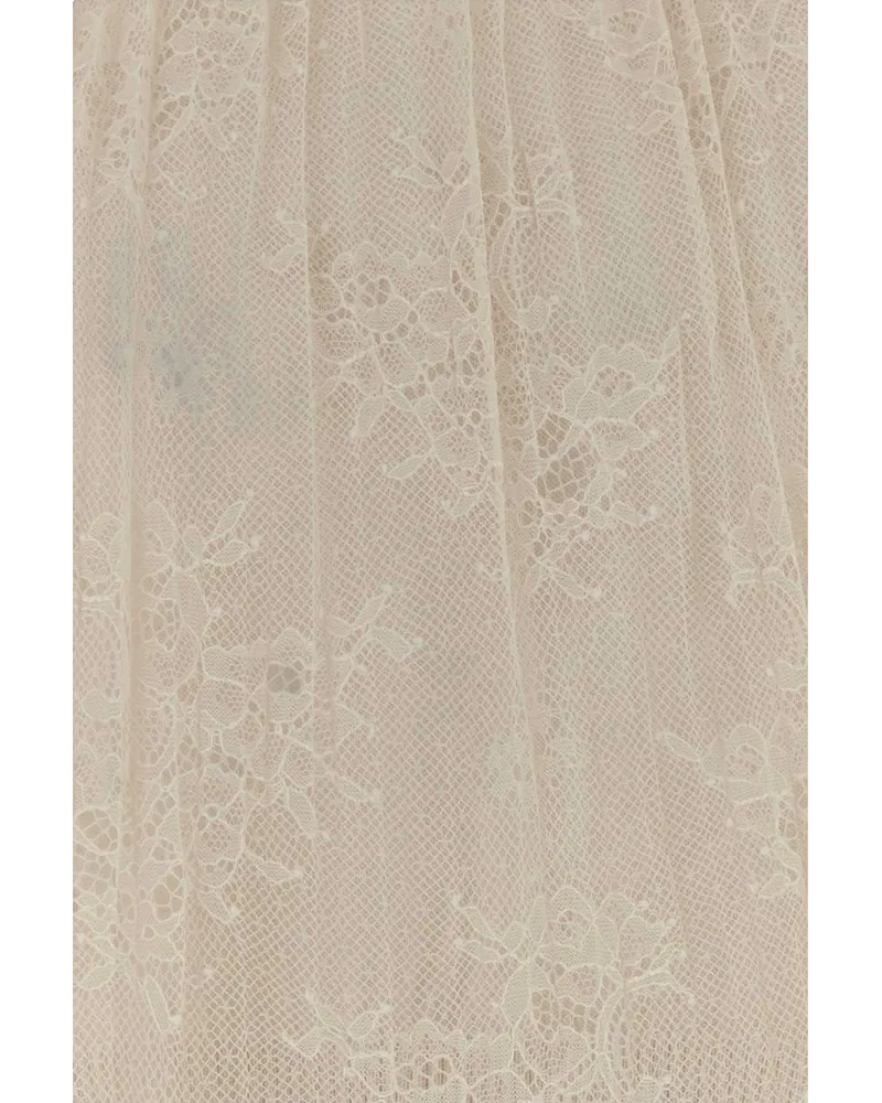 Blumarine Virgin Wool Sweater — Beige Beige