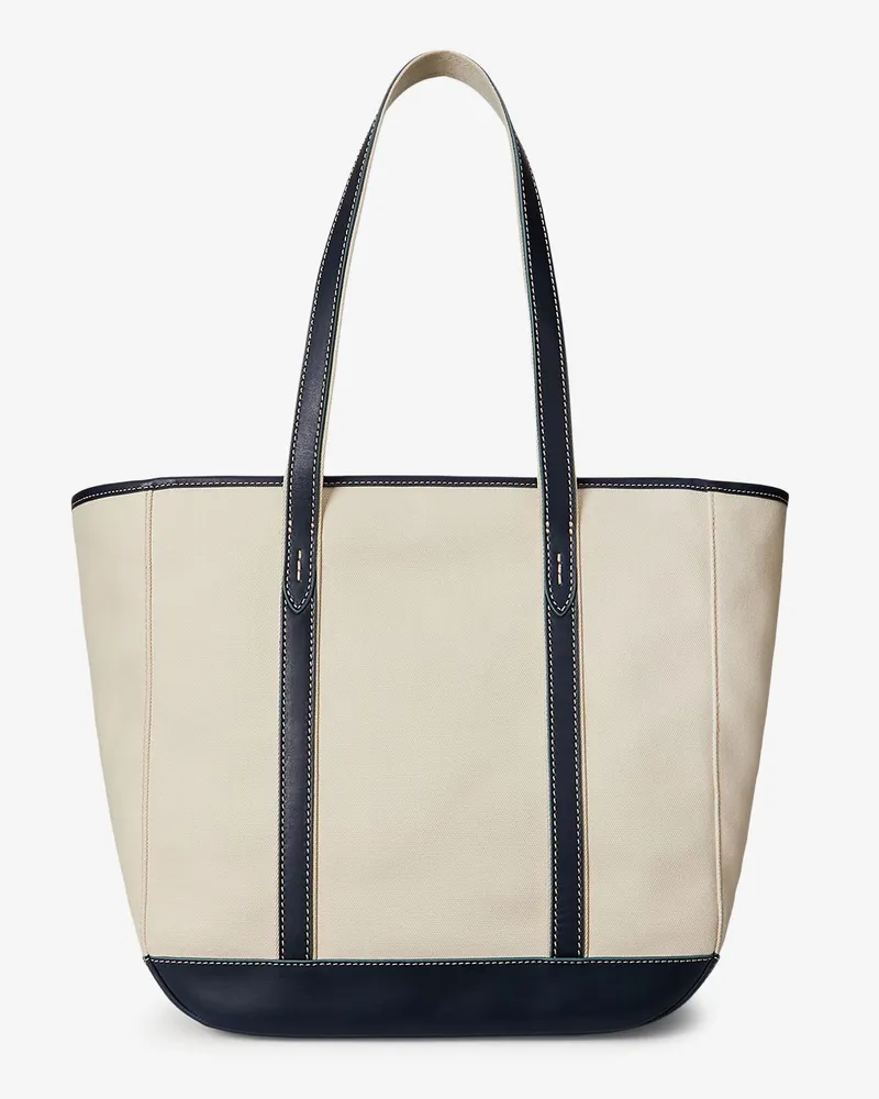 Ralph Lauren Women's Tote Bag Beige Canvas Beige