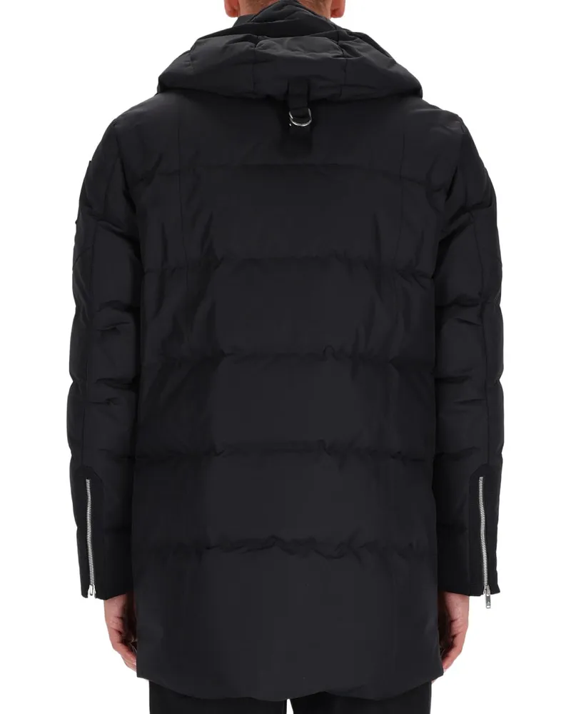 Moose Knuckles Recycled Polyester Raincoat — Black Black