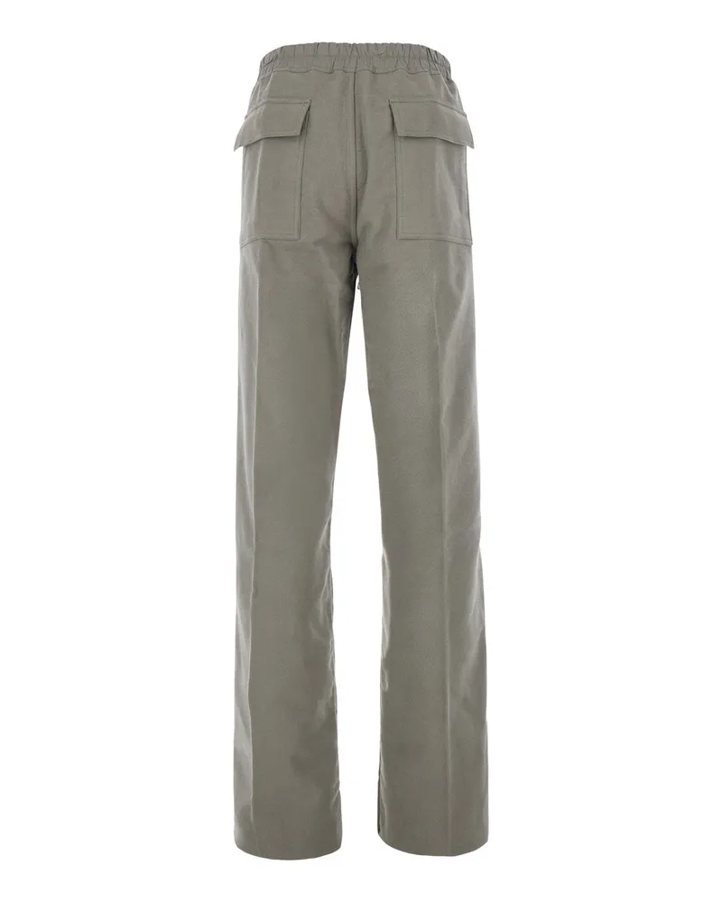 Rick Owens Men's Trousers Grey Cotton Gray