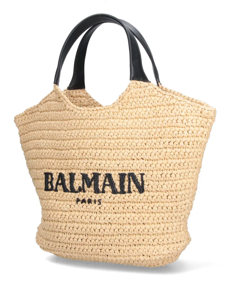 Balmain Women's Bags Beige Viscose Beige