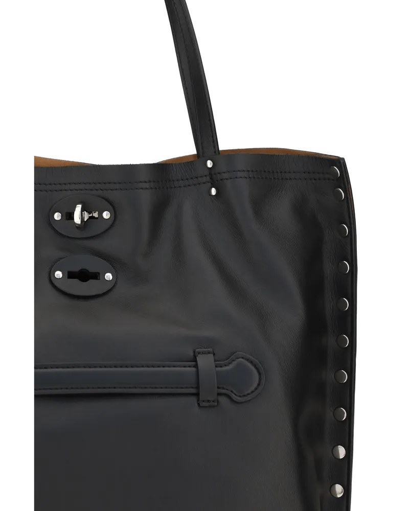 Zanellato A'spasso Saeta Shoulder Bag — Black Black