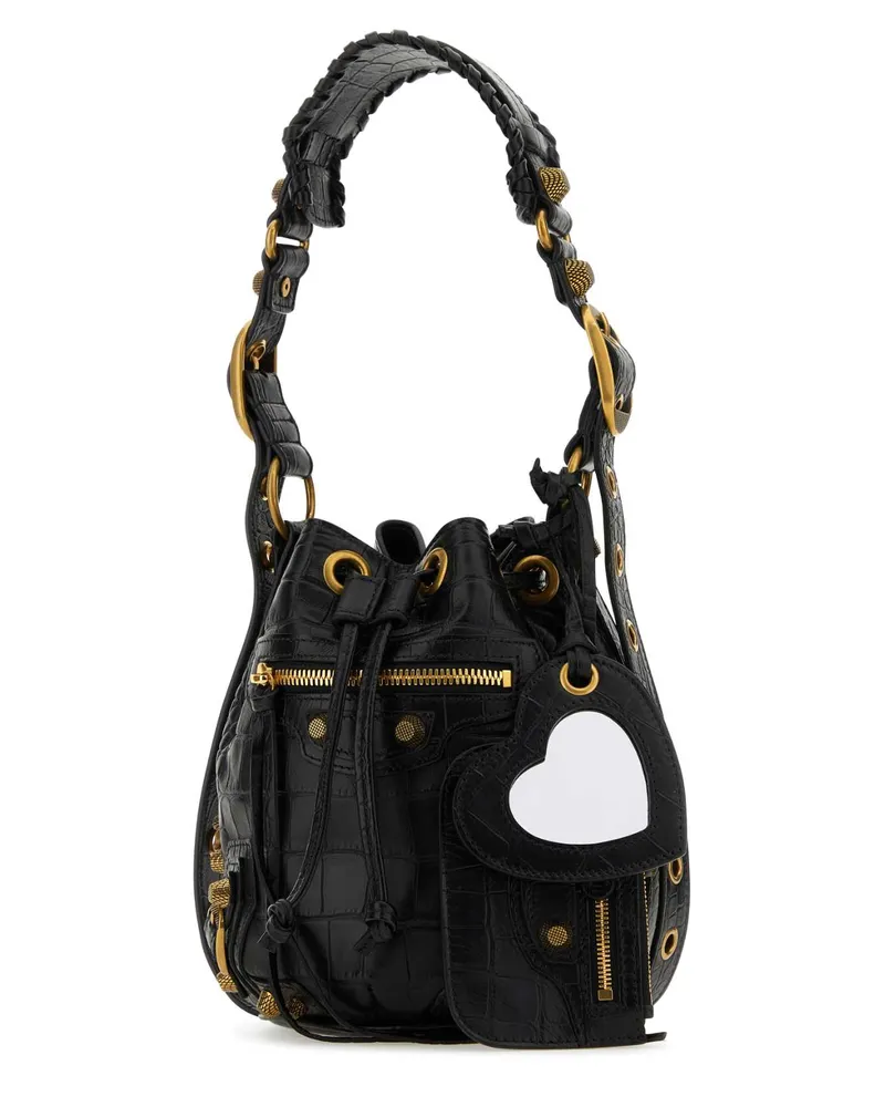 Balenciaga Le Cagole Bucket Bag — Black Black