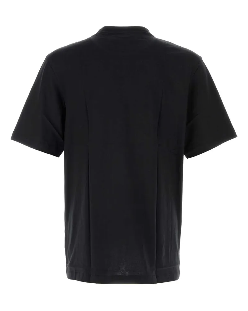 OAMC Men Black Cotton T-Shirt Exterior: Organic T-shirts And Polos Black
