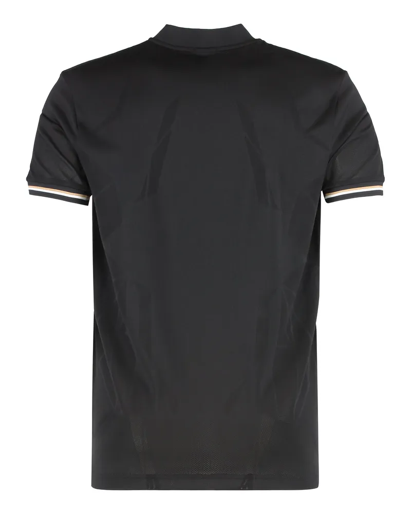 HUGO BOSS Men's Techno Fabric T-Shirt Black Polyester T-Shirts And Polos Black