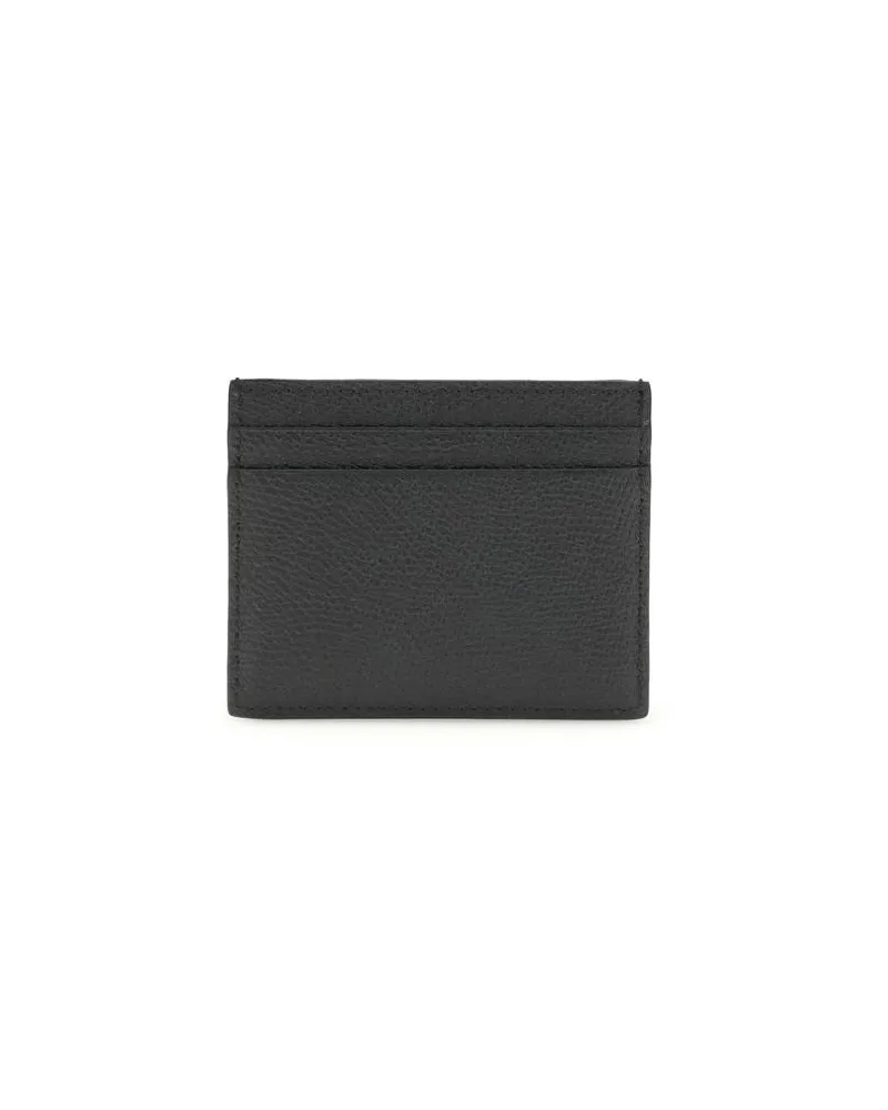 Valentino Garavani Men's Black Calf Leather Bos Taurus Wallet Black
