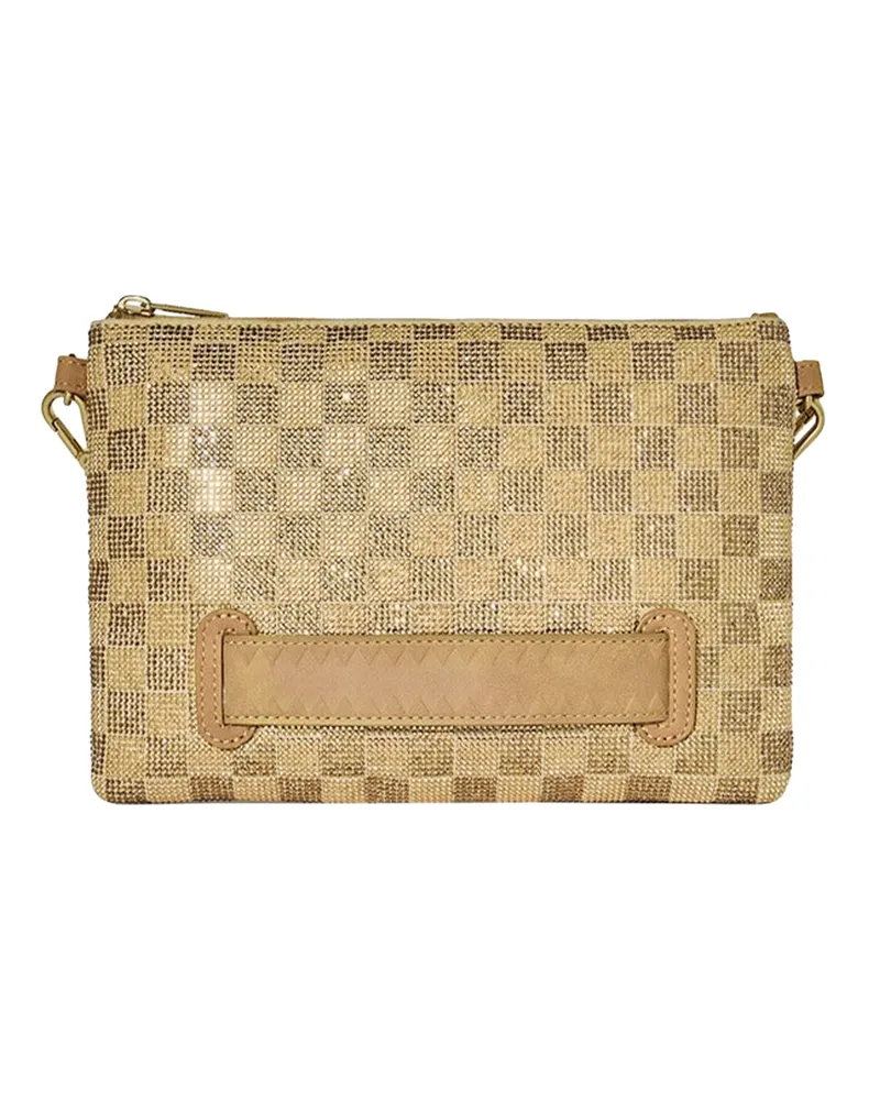 Sprayground Clutch — Gold Gold