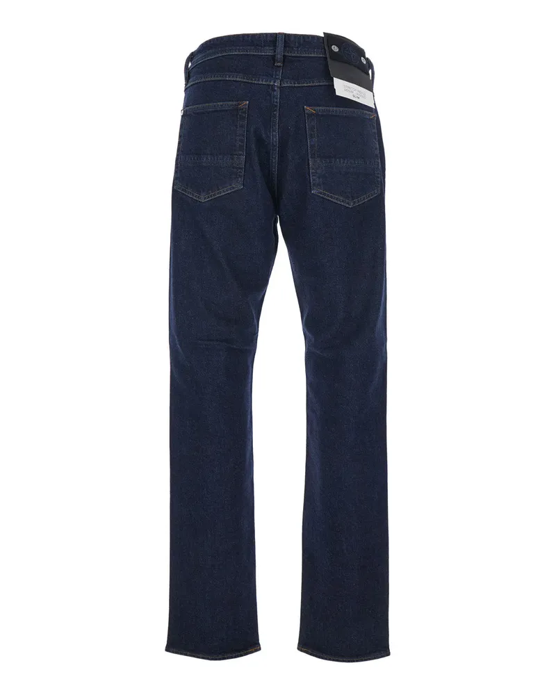 Stone Island Men's Jeans Blue Stretch Denim Cotton Blue