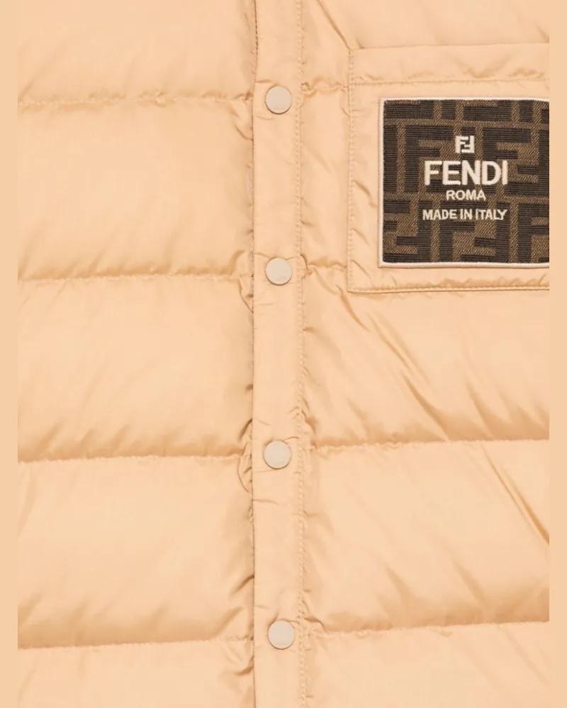 Fendi Nylon Multicolor Down Jacket — Multicolor Multicolor
