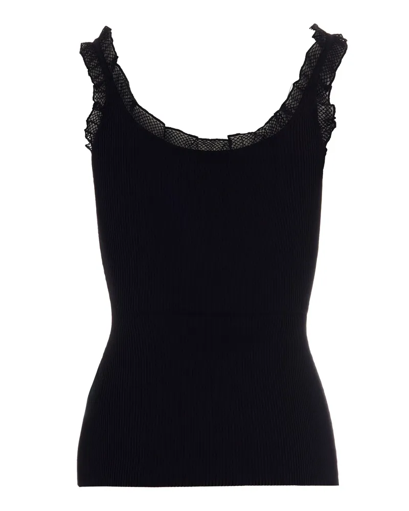 Elisabetta Franchi Women's Knit Top Black Viscose Tops 