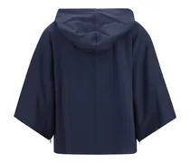Women's Fidato Hooded Sweatshirt Blu Marino Polyamide; Cotton; Elastane Sweatshirts Sweater