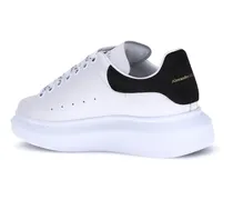 Leather Platform Sneaker — White