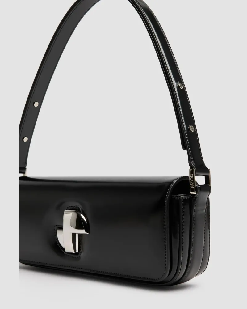 Patou Le Lock Shoulder Bag — Black Black