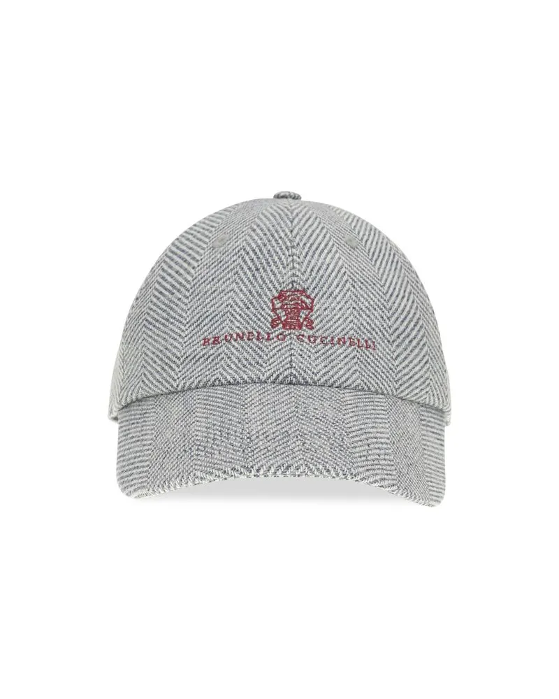 Brunello Cucinelli BRMV4549850CVS87BB Baseball Cap — Gray Gray