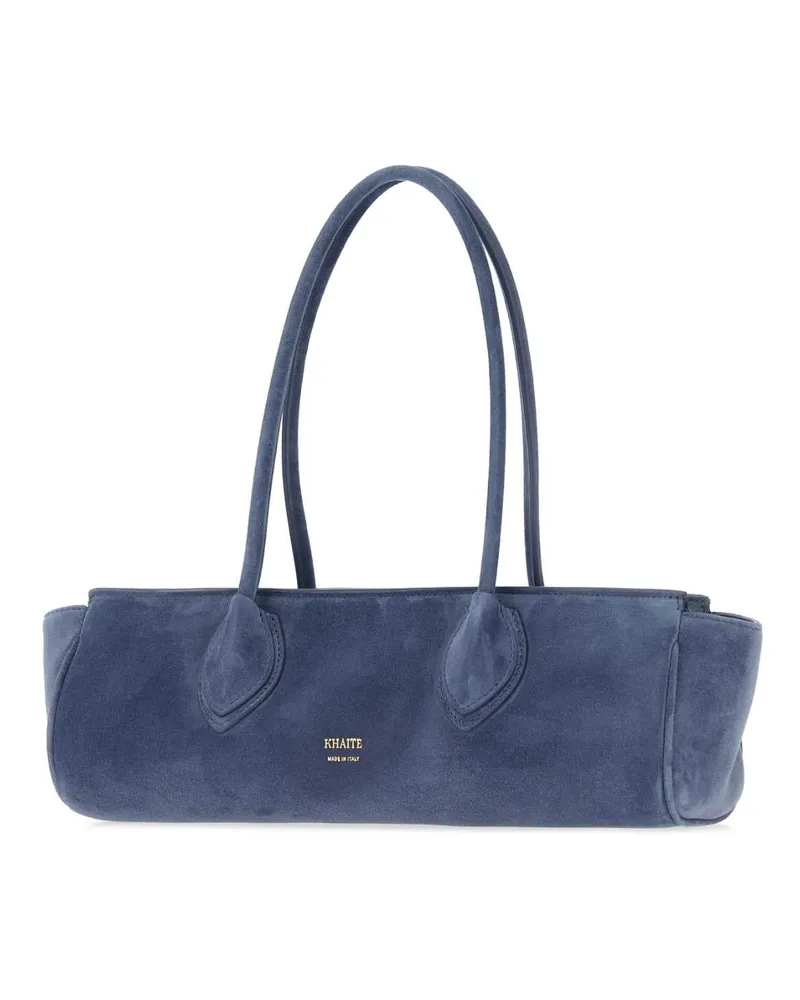 KHAITE Donna Shoulder Bag — Blue Blue