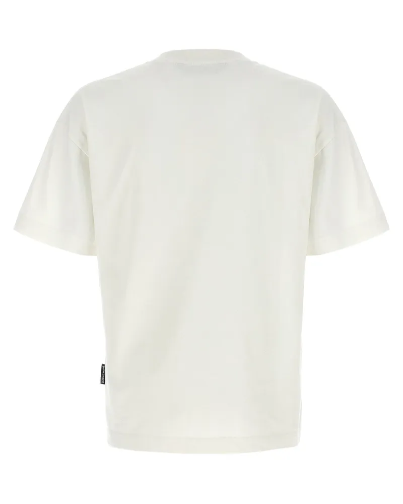 Palm Angels Thai Logo Print T-Shirt — Cream Cream