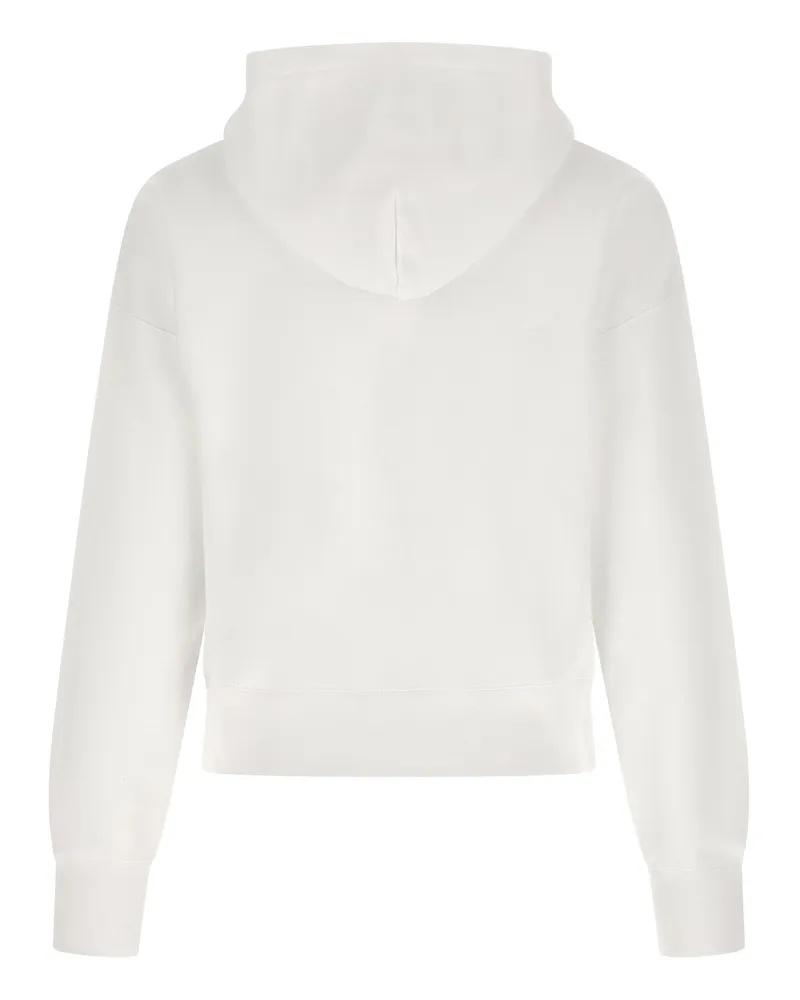 Gucci Web Stripe Embroidered Hoodie — White White