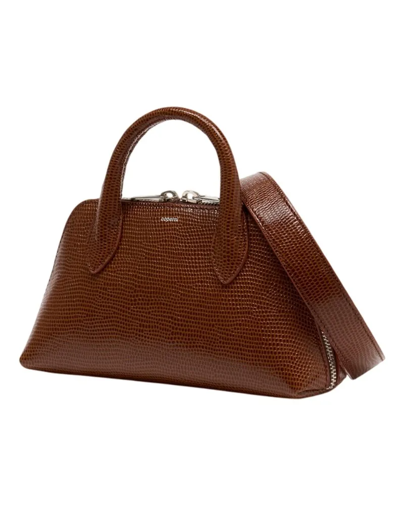 COPERNI Women's Textured Leather Shoulder Bag Brown Brown