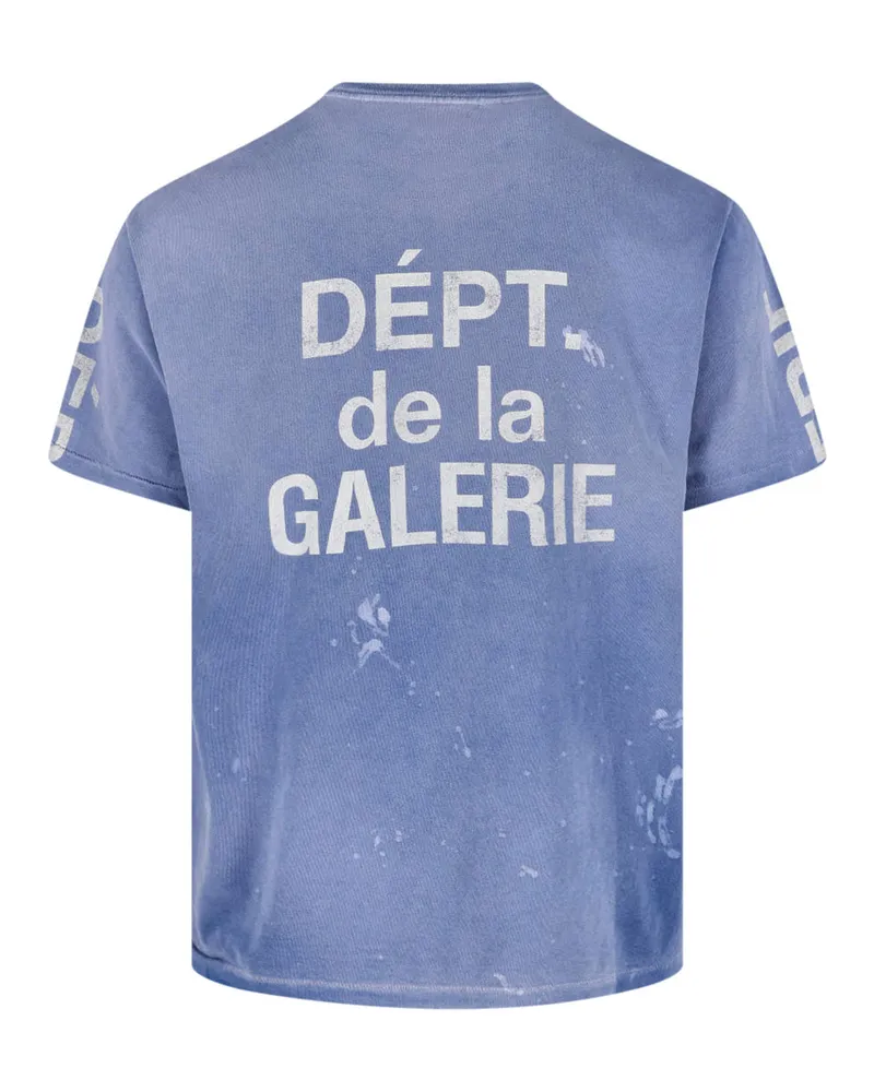 GALLERY DEPT. Men's T-Shirts And Polos Blue Cotton Blue