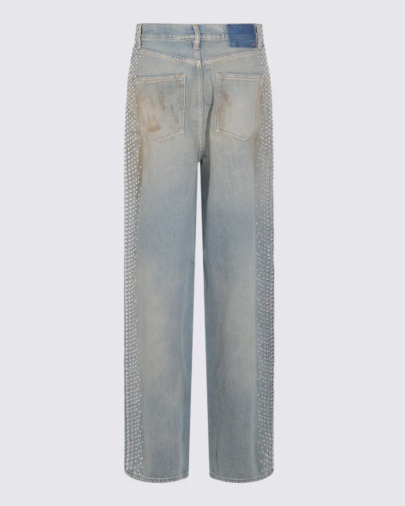 Golden Goose Women's Jeans Light Blue _100 % Co Blue