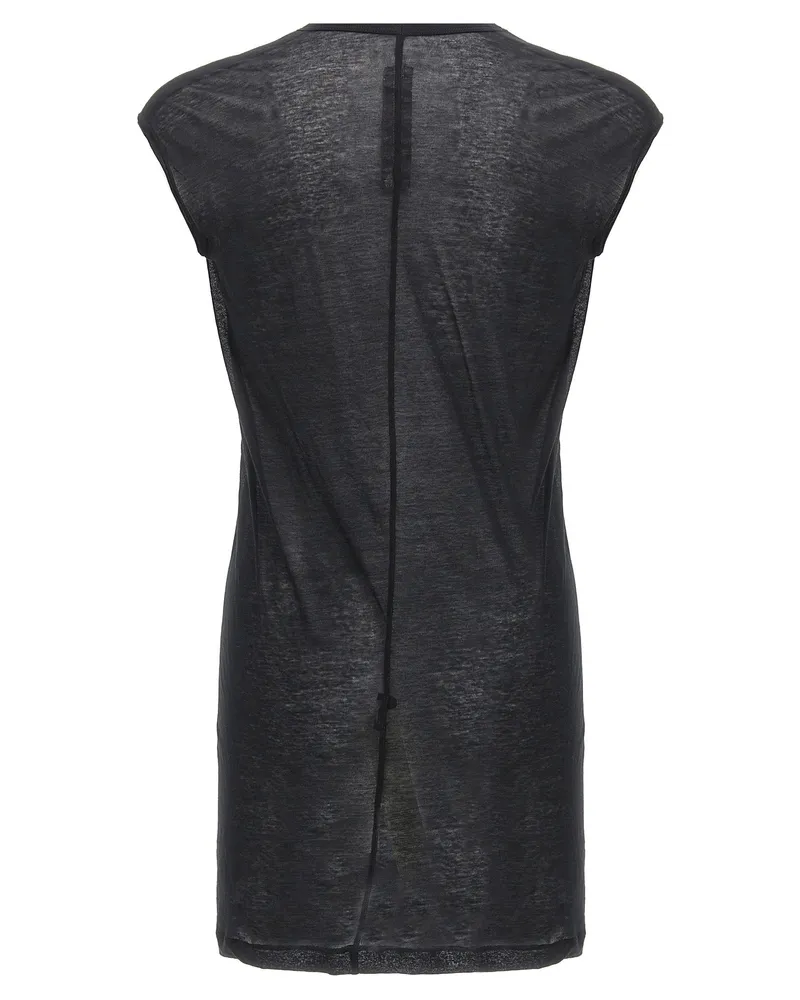 Rick Owens Men's Black Cotton T-Shirt Black