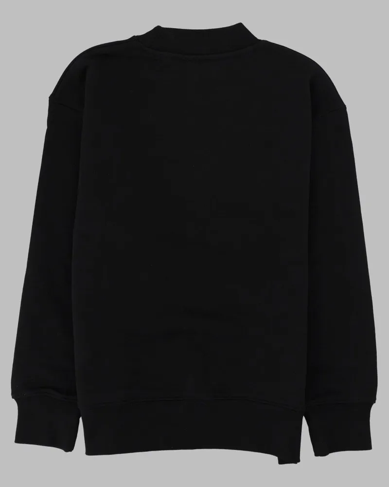 Palm Angels Logo-Embroidered Sweatshirt — Black Black