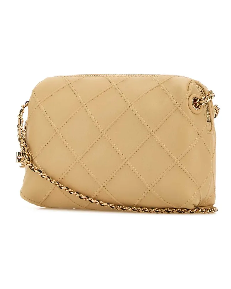 Tory Burch Women's Cream Leather Fleming Crossbody Bag 700 Borse A Tracolla Beige