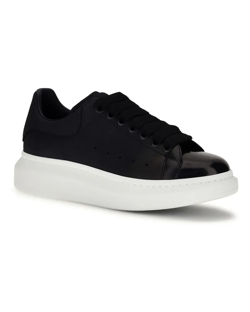 Alexander McQueen Men's Oversized Sneakers Lea Indigo Blu Black