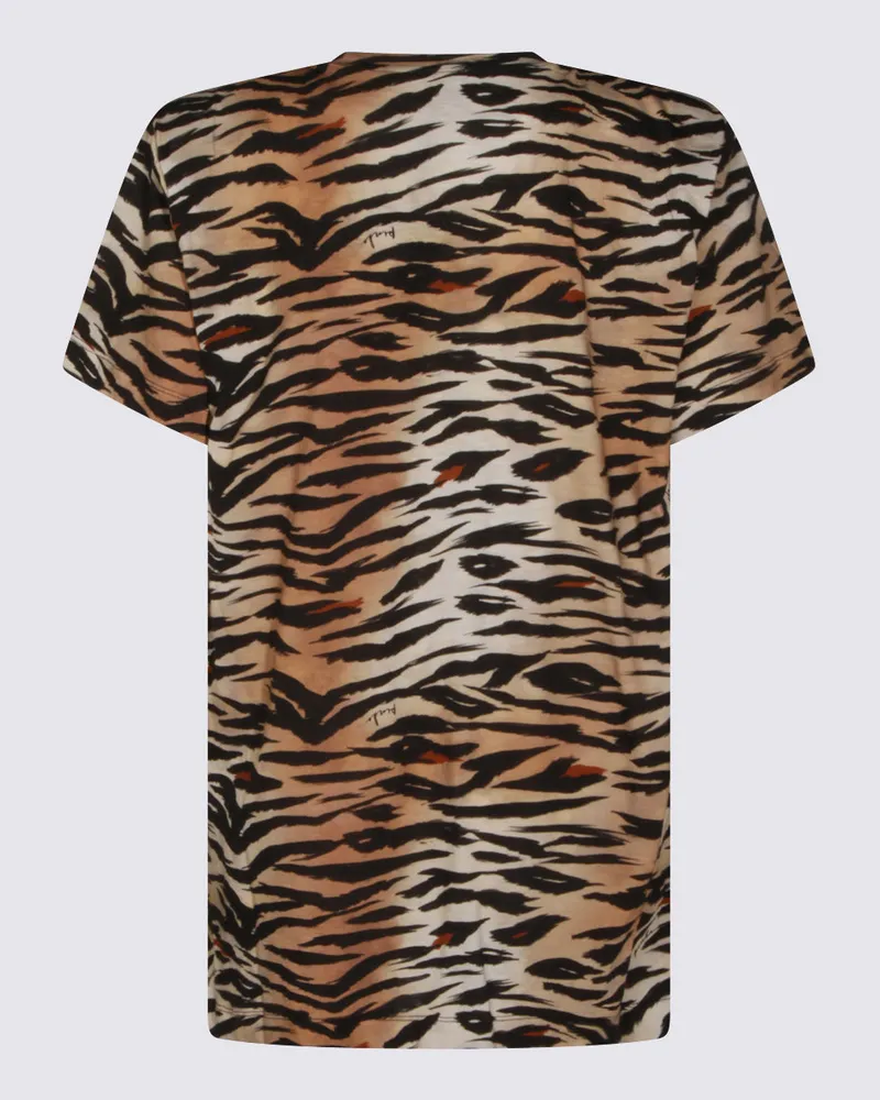 Pinko Women's Dresses Animalier _100 % Co Brown