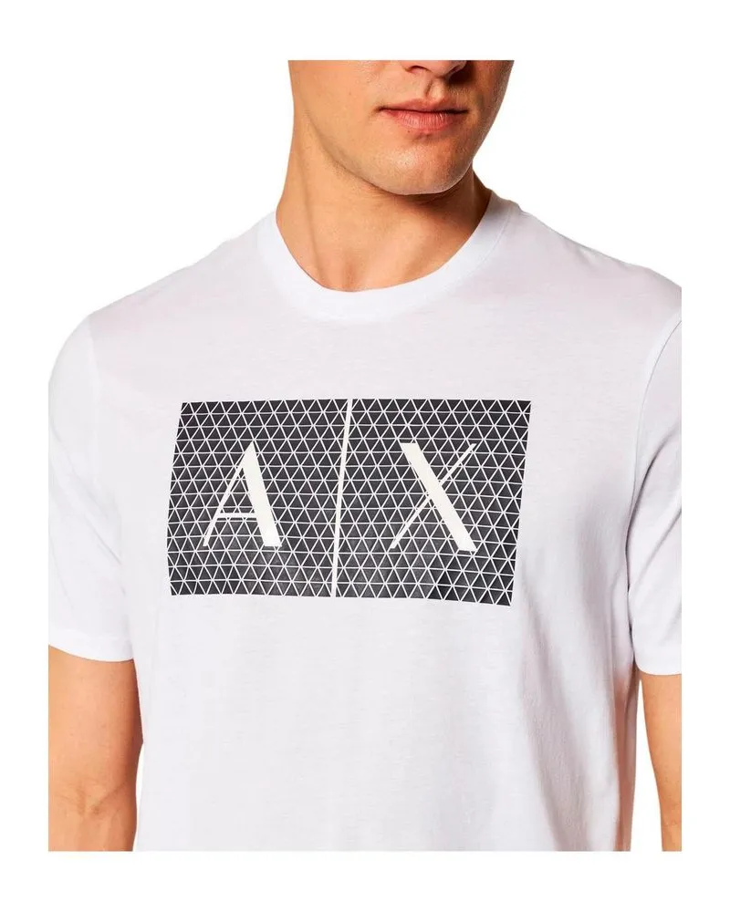 Armani Exchange Logo-Print Cotton T-Shirt — White White