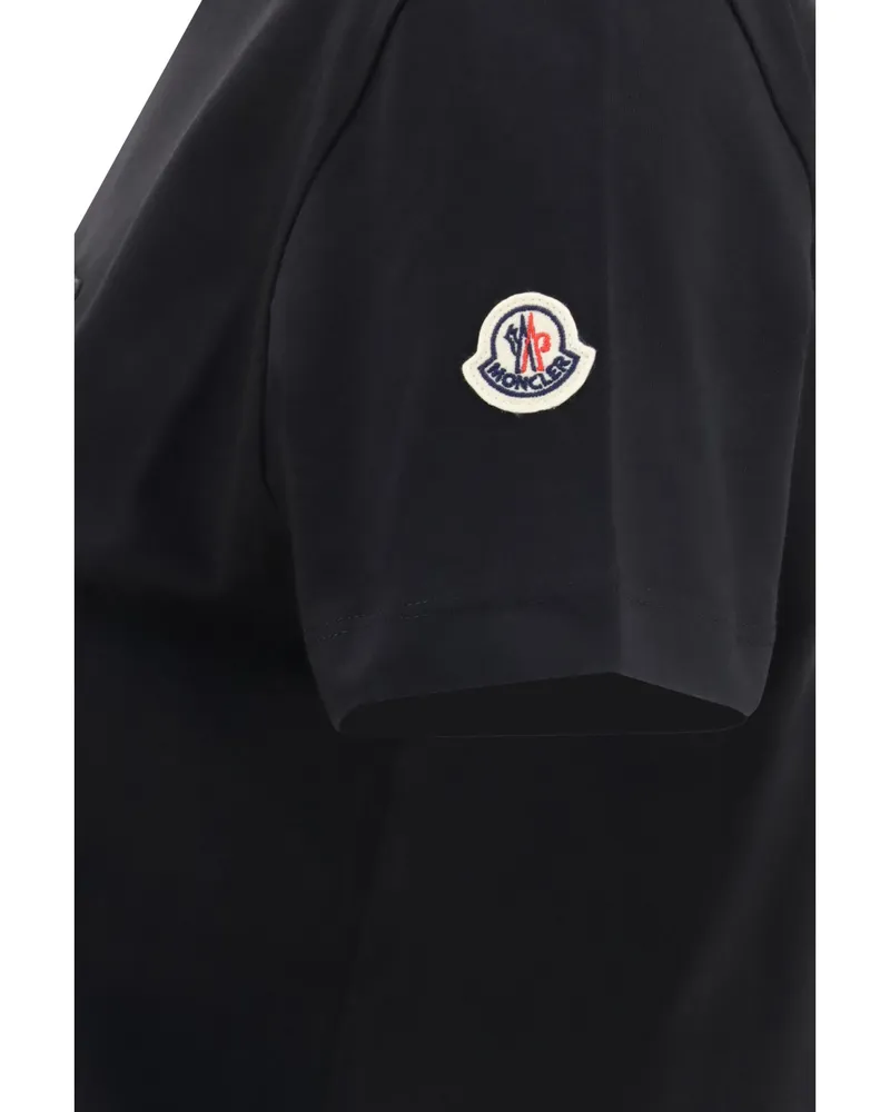 Moncler Women's Cotton T-Shirt Black T-Shirts & Jerseys Black