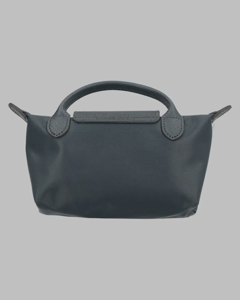Longchamp Women's Pouch Le Pliage Original Grey Polyamide Handbags Hand Bags Gray