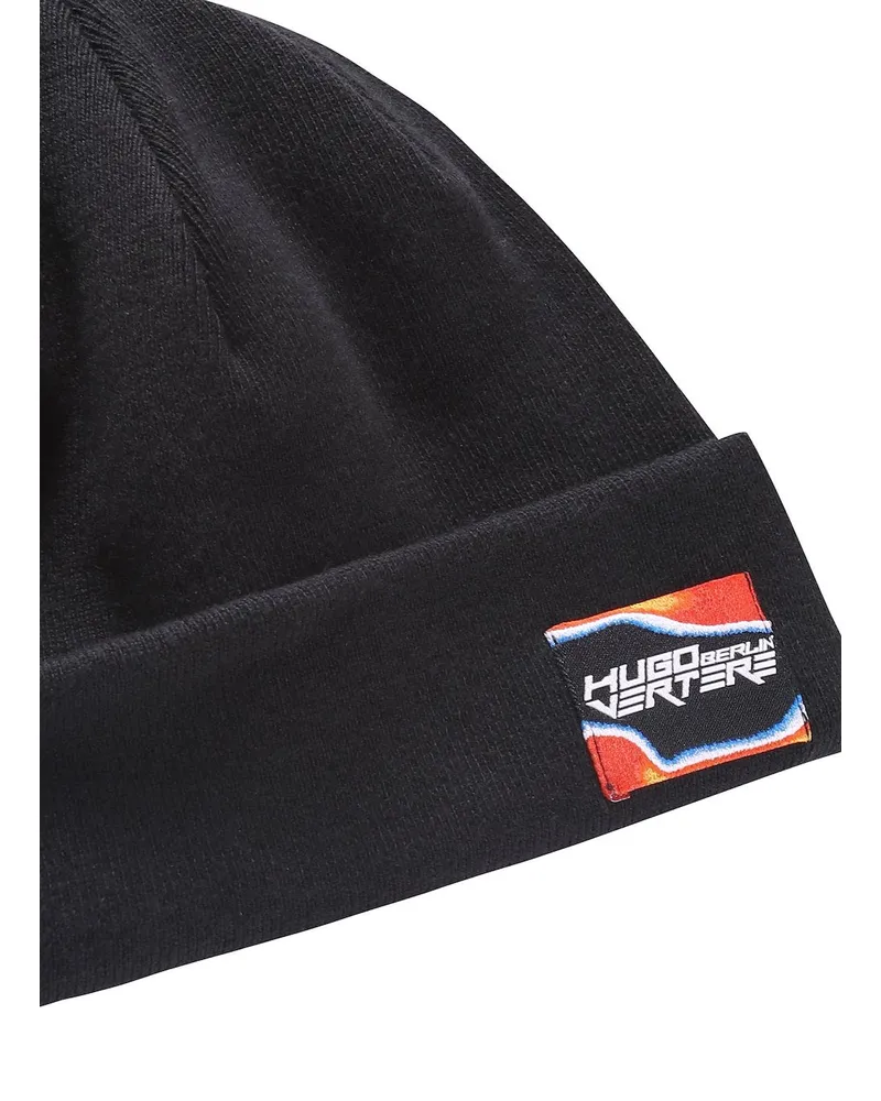 HUGO BOSS Men's Hugo X Vertere Berlin Xertere Beanie Black Accessories > Beanies & Hats Black