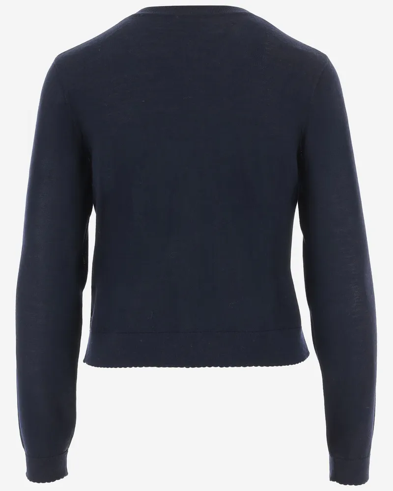 The Garment Women's Wool Knit Jumper Navy Sweater Navy