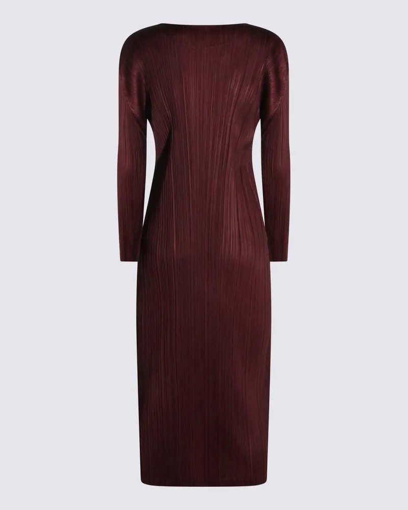 Issey Miyake Women's Dresses Bordeaux _pl Burgundy