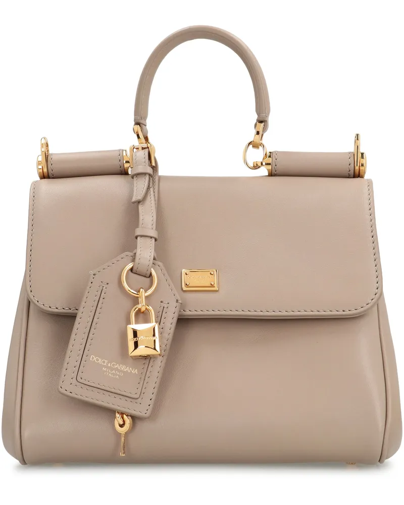 Dolce & Gabbana Top Handle Bag — Taupe Taupe