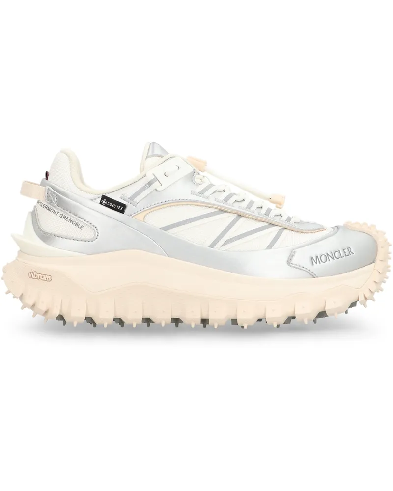 Moncler Women's Sneakers Trailgrip Gtx Silver Polyamide Trainers Silver