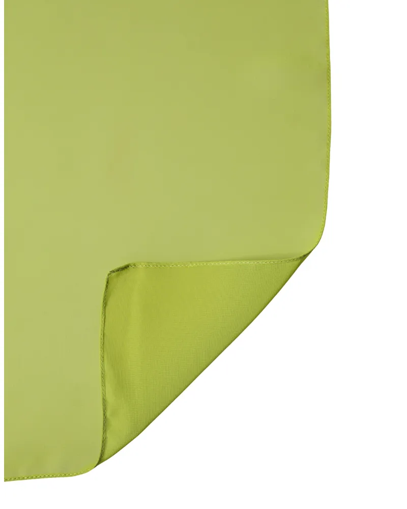 Dolce & Gabbana Women's Yellow Green Neck Wrap Shawl Foulard 131cm X 99.5cm Scarf Polyester Yellow-green