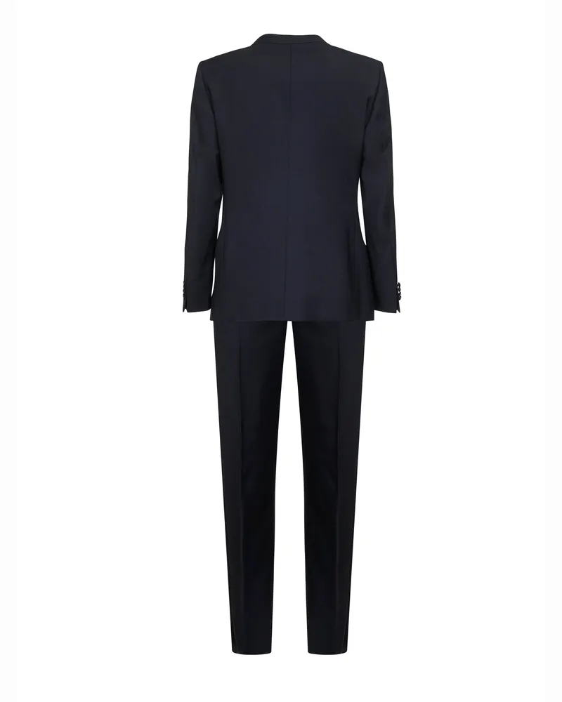 Giorgio Armani Men's Tuxedo Suit Icon Soho Blue Wool Virgin Suits Blue