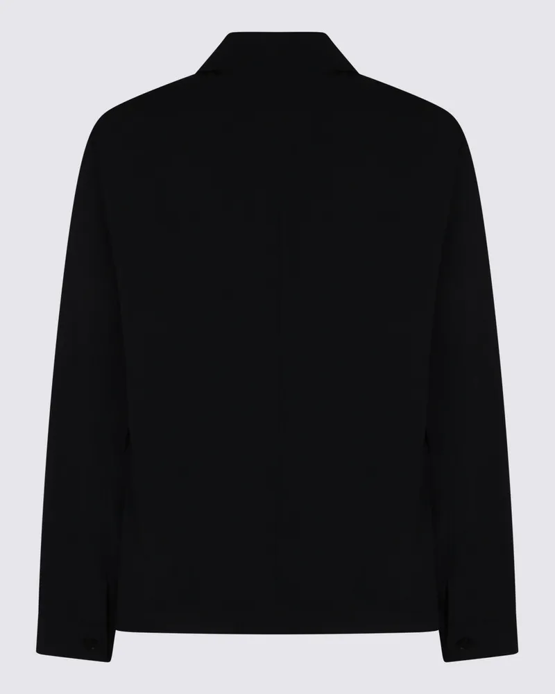 NN 07 Men Jackets Navy Blue _pl Black