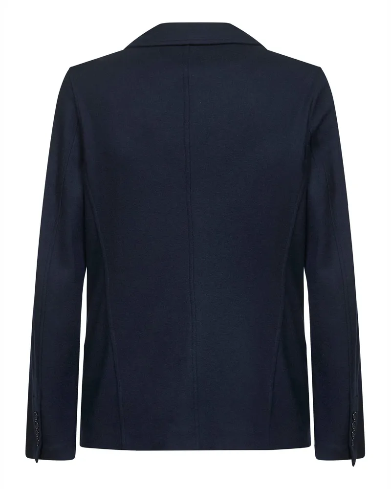 Giorgio Armani Men's Blue Cashmere Jersey Icon Jacket Navy