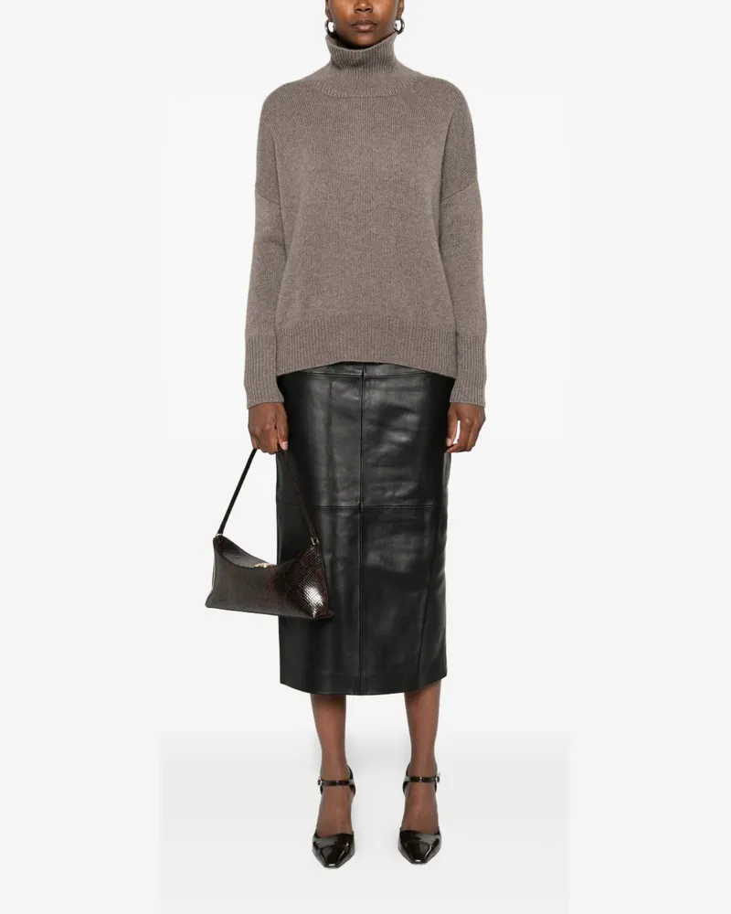 Lisa Yang Heidi Sweater — Brown Brown